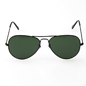 Stoere UV400 Zonnebril (Zwart frame met groene lens)