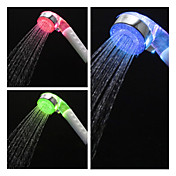 2,4-inch water aangedreven 1-led douchekop (plastic, chroom afwerking)