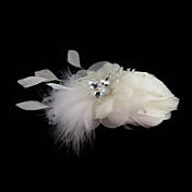 Gorgeous Feather With Rhinestone Wedding Bridal Flowers/ Headpiece