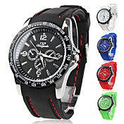 Silicone Band Quartz Wrist Watch
