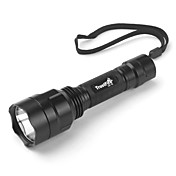 trustfire C8-Cree T6 5-modus ledede lommelykt (8W, 1000lm, svart)