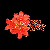splendido raso / imitazione perla nozze fiori da sposa / copricapo