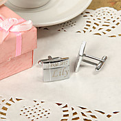 Personalized Cross Line Cufflinks