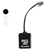 Mini USB 2.0 lecteur de carte mémoire microSD (coloris assortis)