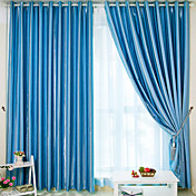 (Two Panels) Solid Classic Energy Saving Curtains