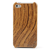 modello di emulazione cassa in legno di protezione per iPhone 4 e 4S