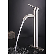 nickel spazzolato centerest morden solida bagno lavandino rubinetto di ottone