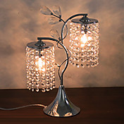 Artistic Crystal Table Light with 2 Lights