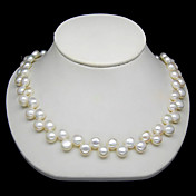 Elegant 8-9MM Pearl Necklace – 16 Inch
