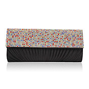 seda com bolsas coloridas de cristal / strass noite / embreagens / cross-body bags