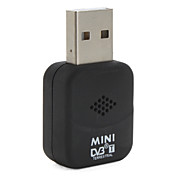 mini USB DVB-T digitale TV-ontvanger met afstandsbediening (zwart)