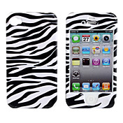 Case Suave para iPhone 4 e 4S - Riscas Pretas e Brancas