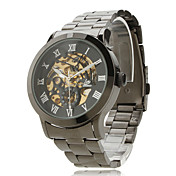 Orologio analogico, meccanico, in lega, da uomo 9269 - Nero
