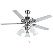 5 - Blade Two - Way Mode Ceiling Fan with 5 Lights in 3 Speed