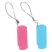 psp stijl fluit hangers (2-delig, roze en blauw)