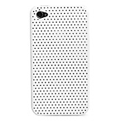 Carcasa Ultra Delgada de Caucho en Malla para el iPhone 4 y 4S - Blanca