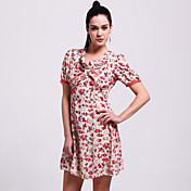 ts de la mer robe imprimé amusant minceur