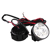 auto huomiovaloista (2 kpl, 4 LED, valkoinen valo, vesitiivis)