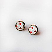 kvinners fargerike dot stud