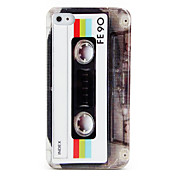 Protective Retro Style Polycarbonate Case for iPhone 4 and 4S (Tape)