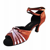 Customized Latin/Ballroom Performance Shoes With Satin Ribbons (More Colors)