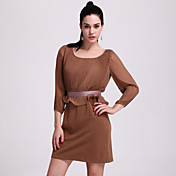 ts élégante robe à volants taille