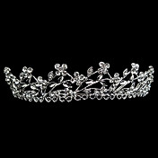 blændende Rhinestone blomst tiara