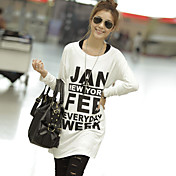 lange basic losse t-shirt