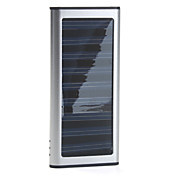Solar Powered Battery with Strap for Mobile Phones (Silver, 1350mAh)
