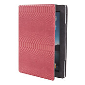 protección pu estuche de cuero y soporte para el iPad (rojo)