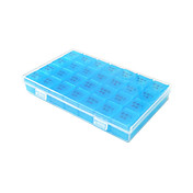 luxe à double joint cas séparable boîte de pilule pillcase 7 jours 28 compartiments