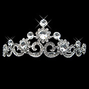 künstlerische Legierung mit Strass und Perlen Diadem Braut