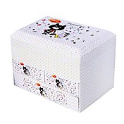 Multifunction Three-Drawer Storage Box