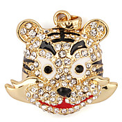 Tiger Style 16GB USB-Flash-Laufwerk Halskette (Gold)