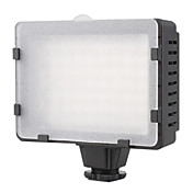 5600k 76-lampe led blanche lumière vidéo avec des filtres pour appareil photo