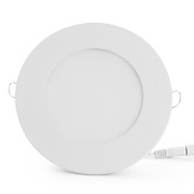 hvidt 12W panel lys (155 mm, 1200lm, 90-260V)