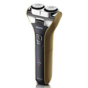 povos waterdicht dual-head roterende scheerapparaat (zwart en zilver)