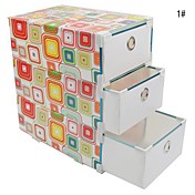 Multifunction PP Storage Box with 3 Drawers