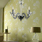 4-lys krystalvedhæng lys stearinlys lampe pære