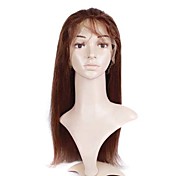 Glue-Less Hand-tied Lace Front Yaki Straight 20 Inch Indian Remy Hair Wig