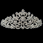 alliage magique avec strass et perles de mariage tiare