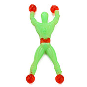 mini størrelse plast fleksibel Spider Man (assorterte farger)