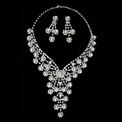conjunto lindo de strass duas senhoras peça de roupa 'jóias (45 cm)