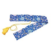 flor azul brocado sacos