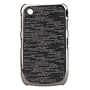 brillando el caso de galvanoplastia de protección para blackberry 8520 (de color gris plateado)
