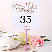 Personalized Square Table Number Card - Branch