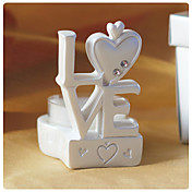 LOVE Design Candle Holder Favors