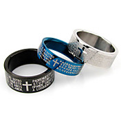 mode-staal heren ring