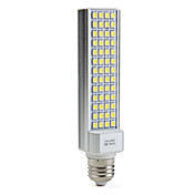 E27 9W 52x5050 SMD 520-600lm 5500-6500K naturligt hvidt lys førte majs pære (110-240V)