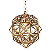 dourado 1 - luz pendente luz em estilo antigo